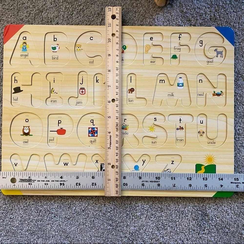 𝅺🔵 The Learning Journey Wood Alphabet Puzzle.